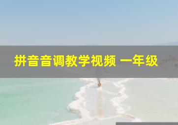 拼音音调教学视频 一年级